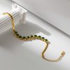 O1CN01Xyei8Y25wjbhWzB4R_3529117591-0-cib.jpg Stainless Steel Rhinestone Snake Bracelet 952315869474