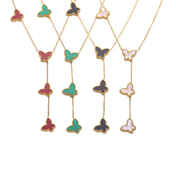 O1CN01YNvlHd25wjV9rKYwk_3529117591-0-cib.jpg Stainless Steel Mother of Pearl Butterfly Necklace 809206192576