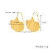 O1CN01YaKmk725wjbkTyZ19_3529117591-0-cib.jpg Stainless Steel Ginkgo Earrings 762007696354