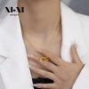 O1CN01YdFwjP25wjbsojI8K_3529117591-0-cib.jpg Stainless Steel Rhinestone Double Ring Necklace 857225386139