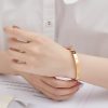 Stainless Steel Clover Bangle 682614923670