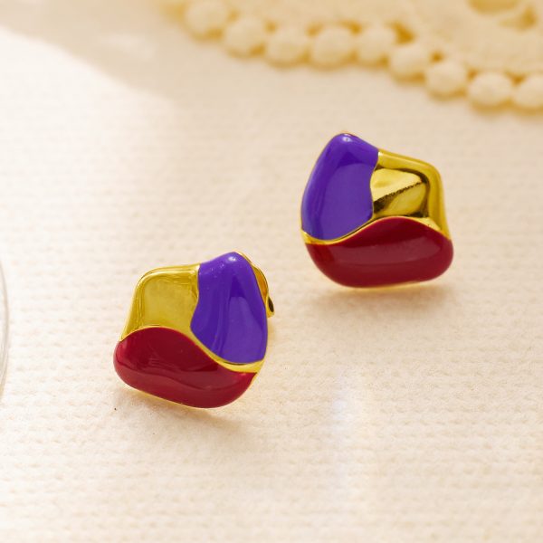 O1CN01Yy49dS25wjRfrre7b_3529117591-0-cib.jpg Stainless Steel Clover Shell Earrings 756940769071
