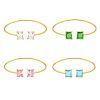 O1CN01ZDWVa125wjbZEzOGt_3529117591-0-cib.jpg Stainless Steel Square Zirconia Bangle 947315466616