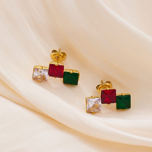 O1CN01ZLXwe925wjOAxio9D_3529117591-0-cib-1.jpg Stainless Steel Square Zirconia Stud Earrings 726100553500