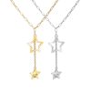 O1CN01ZMSEft25wjE5JA0Bg_3529117591-0-cib.jpg Stainless Steel Star Letter Necklace 650480219302