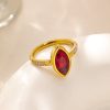 O1CN01ZZ1wCa0G5qE21stE_3529117591-0-cib.jpg Stainless Steel Marquise Zirconia Ring 1079962211809
