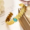 O1CN01ZdJtcJ25wjXeIicmC_3529117591-0-cib.jpg Stainless Steel Triangle Stone Bangle 851142748424