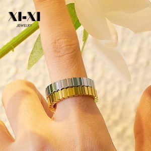 Stainless Steel Bamboo Ring 710113191653