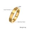 Stainless Steel Heart Ring 982376295297