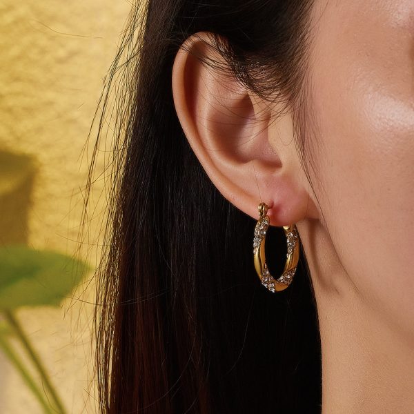O1CN01a9Jaje25wjO1dcBae_3529117591-0-cib-3.jpg Stainless Steel Rhinestone Crescent Earrings 724369464612