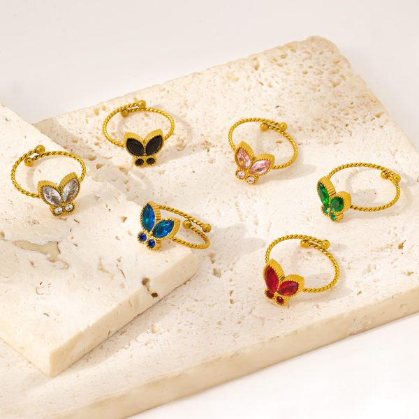 O1CN01aDpz3S25wjg06N2gE_3529117591-0-cib.jpg Stainless Steel Butterfly Ring 1052431817046