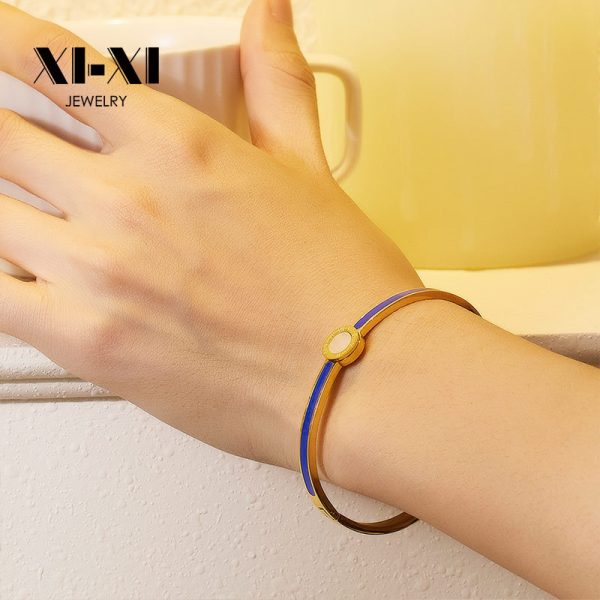 O1CN01aYpOML25wjbmi1BUs_3529117591-0-cib.jpg Stainless Steel Bead Clasp Bangle 724475577600