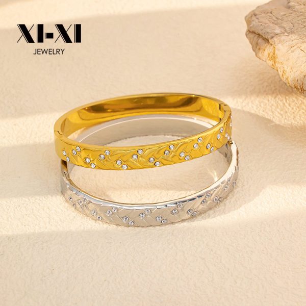 O1CN01ak9VSp25wjcLOD1jS_3529117591-0-cib.jpg Stainless Steel Eight Point Star Bangle 965176924928