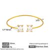 O1CN01akiMZs25wjbbtY3Jb_3529117591-0-cib.jpg Stainless Steel Square Zirconia Bangle 947315466616