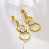 O1CN01b02LYY25wjR3TGQ6q_3529117591-0-cib.jpg Stainless Steel Disc Drop Earrings 750654442128