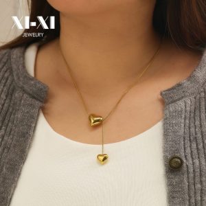 Stainless Steel Heart Necklace 782487604589