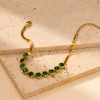 O1CN01bHwJNq25wjban59RP_3529117591-0-cib.jpg Stainless Steel Rhinestone Snake Bracelet 952315869474