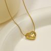 O1CN01bOvtQG25wjUlI48pJ_3529117591-0-cib.jpg Stainless Steel Rhinestone Heart Necklace 801009547172