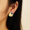 O1CN01bmRBrs25wjRfYZuOq_3529117591-0-cib.jpg Stainless Steel Clover Shell Earrings 756940769071