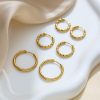 O1CN01br1xRD25wjU7p70BE_3529117591-0-cib.jpg Stainless Steel Double Twist Earrings 785187452708