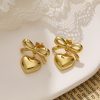 O1CN01bw57vz25wjUzmV7ca_3529117591-0-cib.jpg Stainless Steel Teardrop Heart Earrings 804153333579