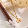 O1CN01cB31pn25wjRRg75Ly_3529117591-0-cib.jpg Stainless Steel Enamel Heart Necklace 755219394918