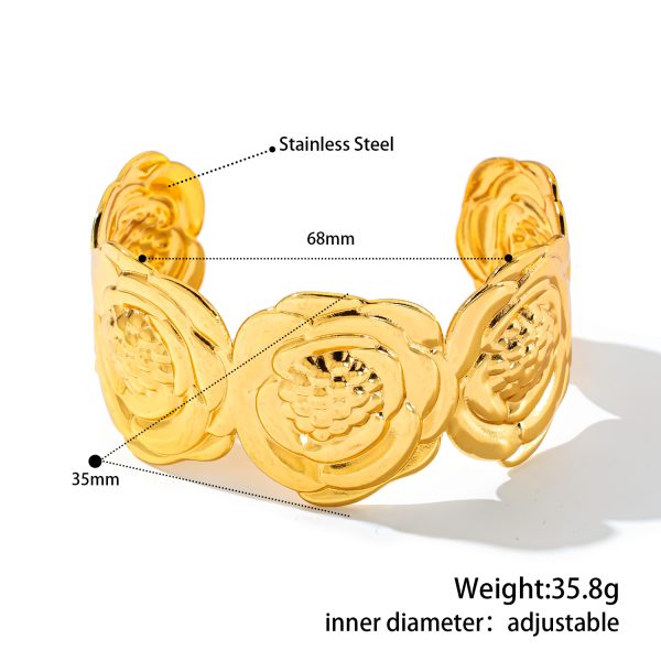 O1CN01cnBYRD25wjfkUY14U_3529117591-0-cib.jpg Stainless Steel Geometric Cuff Bangle 1049157317335