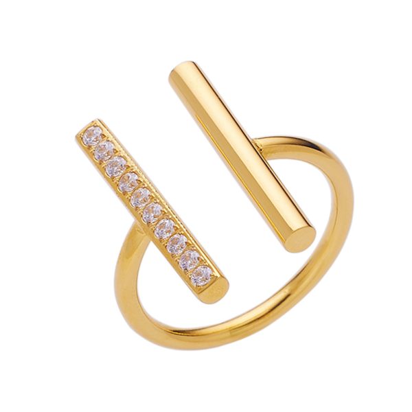 O1CN01ctamtW25wjg3wiNNQ_3529117591-0-cib.jpg Stainless Steel Double T Open Ring 1053556029047