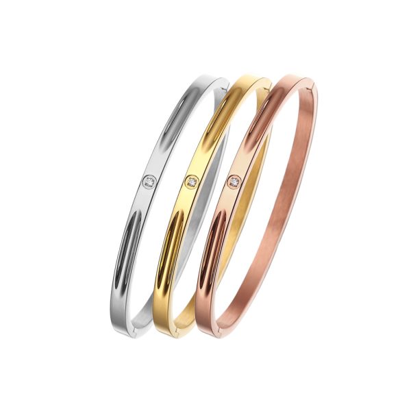O1CN01cw4zIA25wjboms4Im_3529117591-0-cib.jpg Stainless Steel Oval Bangle 916154683343
