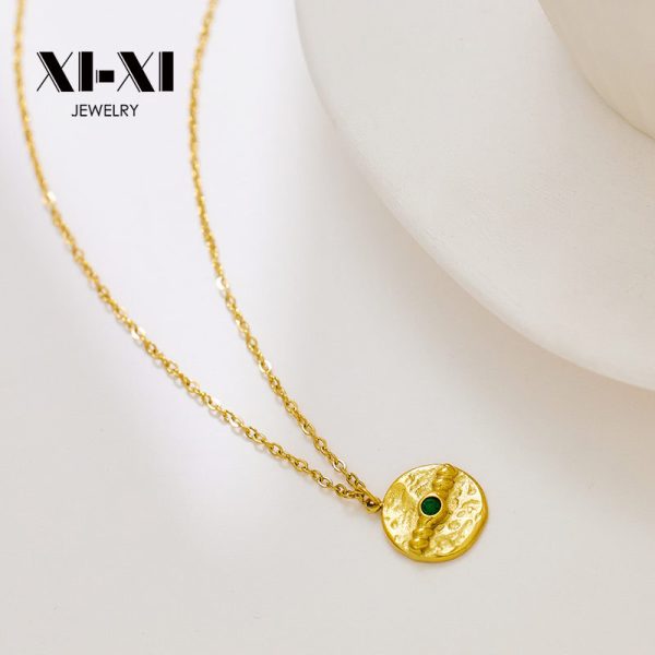 O1CN01d0nNyJ25wjbmiL7qa_3529117591-0-cib.jpg Stainless Steel Round Evil Eye Necklace 747564313777