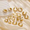 O1CN01dF9o6X25wjNwmLZ4s_3529117591-0-cib.jpg Stainless Steel Pearl Twist Hoop Earrings 724607629620