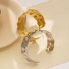 O1CN01dkm4z125wjTKUxz2w_3529117591-0-cib.jpg Stainless Steel Hammered Open Bangle 775129818944