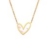 O1CN01e57nYQ25wjVtcjwjA_3529117591-0-cib.jpg Stainless Steel Mother of Pearl Heart Shaped Necklace 822314910983