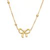 O1CN01eWIuyW25wjVCJs3Qj_3529117591-0-cib.jpg Stainless Steel Bow Necklace 809793137298