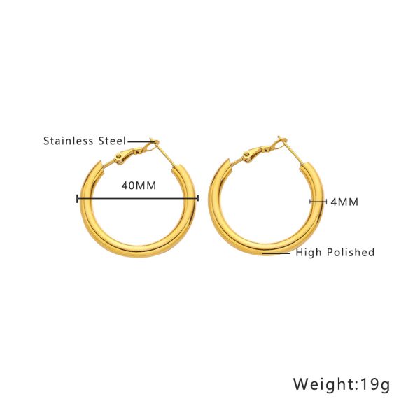 O1CN01eeboOU25wjbq64raj_3529117591-0-cib.jpg Stainless Steel Thin Hoop Earrings 775720246253