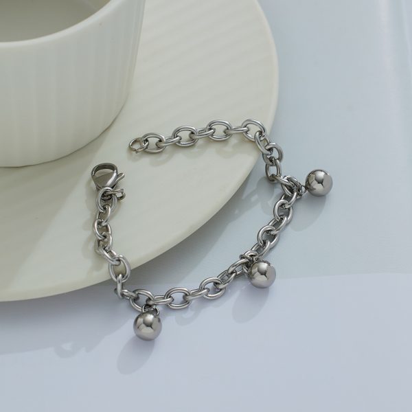 Stainless Steel Ball Chain Bracelet 725303134197