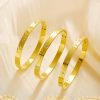 O1CN01fT77ZY25wjQjcVVQX_3529117591-0-cib.jpg Stainless Steel Irregular Zirconia Bangle 747296879314