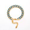 O1CN01fXu0Dv25wjO6Z582p_3529117591-0-cib.jpg Stainless Steel Enamel Cuban Bracelet 725455271439