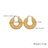 O1CN01faeZwU25wjS71UnKm_3529117591-0-cib.jpg Stainless Steel Triple Layer Earrings 761898625006