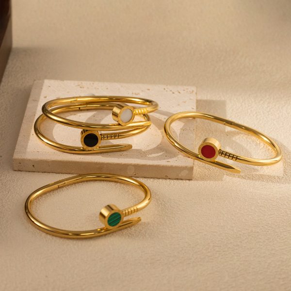 O1CN01fon0Ok25wjZb3eMM2_3529117591-0-cib.jpg Stainless Steel Open Gem Bangle 895496680146