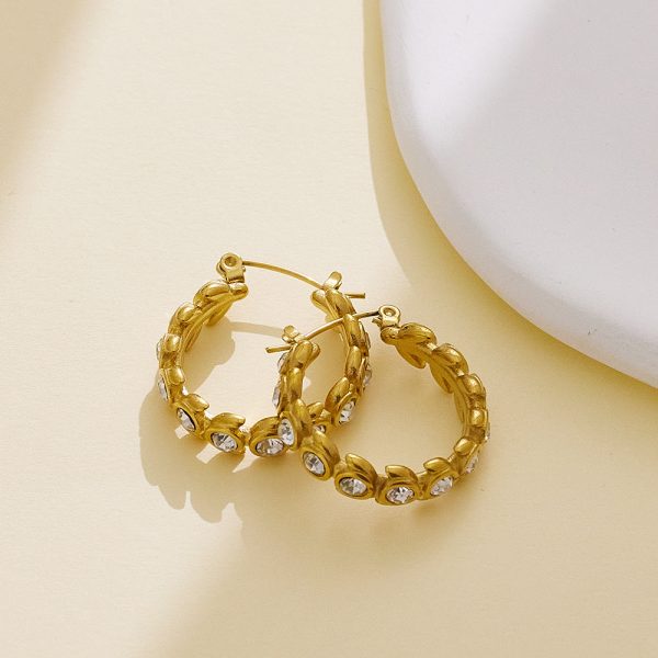 O1CN01fr0hIb25wjO2QsGV5_3529117591-0-cib-3.jpg Stainless Steel Rhinestone Crescent Earrings 724369464612