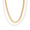 O1CN01fxbZCf25wjUWzXGjM_3529117591-0-cib.jpg Stainless Steel Pearl Necklace 794374624236
