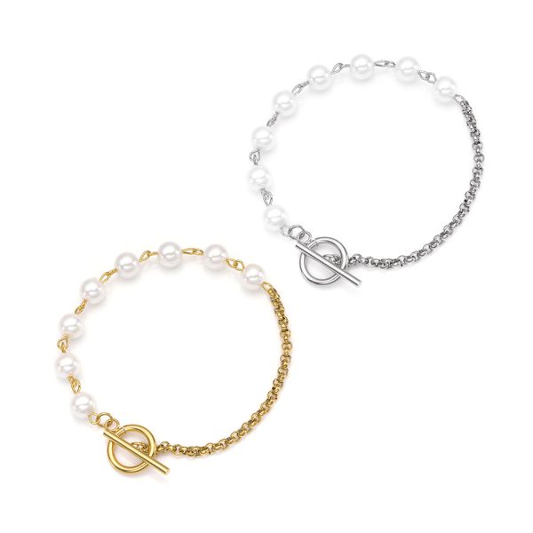 O1CN01gMbgSZ25wjDDjZir5_3529117591-0-cib.jpg Stainless Steel Pearl Splice Bracelet 644031079989