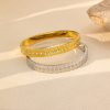 O1CN01gX0oIO25wjcB7OJK0_3529117591-0-cib.jpg Stainless Steel Irregular Rhinestone Bangle 961192110201