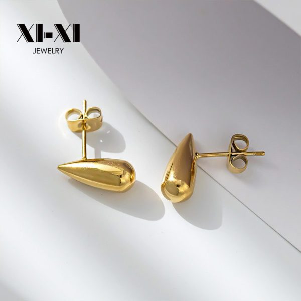 O1CN01gxdKgf25wjbsagqz0_3529117591-0-cib.jpg Stainless Steel Teardrop Stud Earrings 893657481757