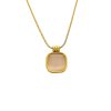 O1CN01h0nFah25wjVwb3wC0_3529117591-0-cib.jpg Stainless Steel Cat's Eye Square Necklace 825127476346