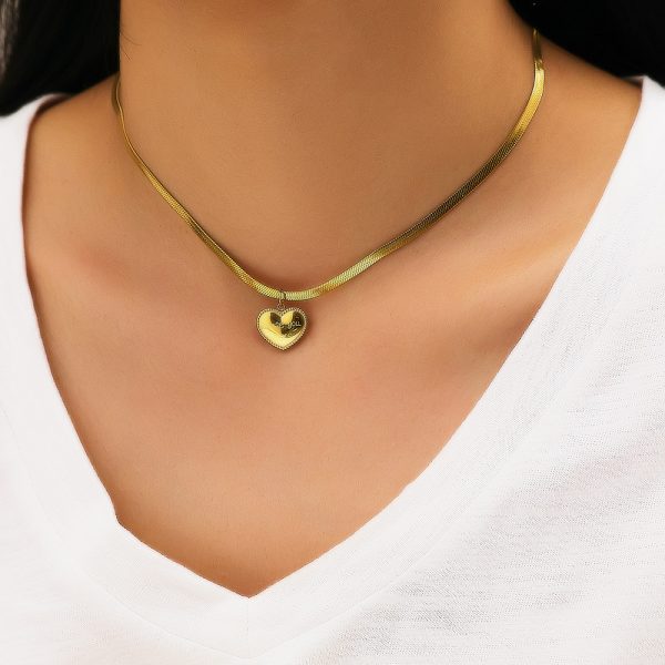 O1CN01h2NTqL25wjVxnINQS_3529117591-0-cib.jpg Stainless Steel Heart Necklace 822941210995