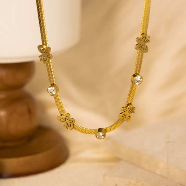 O1CN01h7F9aH25wjYnAWB51_3529117591-0-cib.jpg Stainless Steel Rhinestone Butterfly Necklace 873480483239