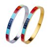O1CN01hAMQoH25wjQHUS5yk_3529117591-0-cib.jpg Stainless Steel Enamel Bangle 743900510961