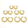 O1CN01hB6c8p25wjU4mf7da_3529117591-0-cib.jpg Stainless Steel Smooth Huggie Earrings 784718559304